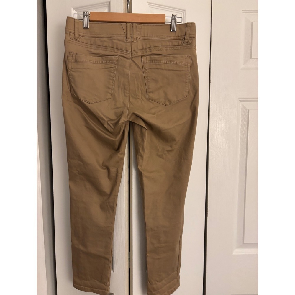 Democracy Ab Solution Skinny Jeans 8 Cocoa Brown Stretch Zip Fly - Picture 6 of 7